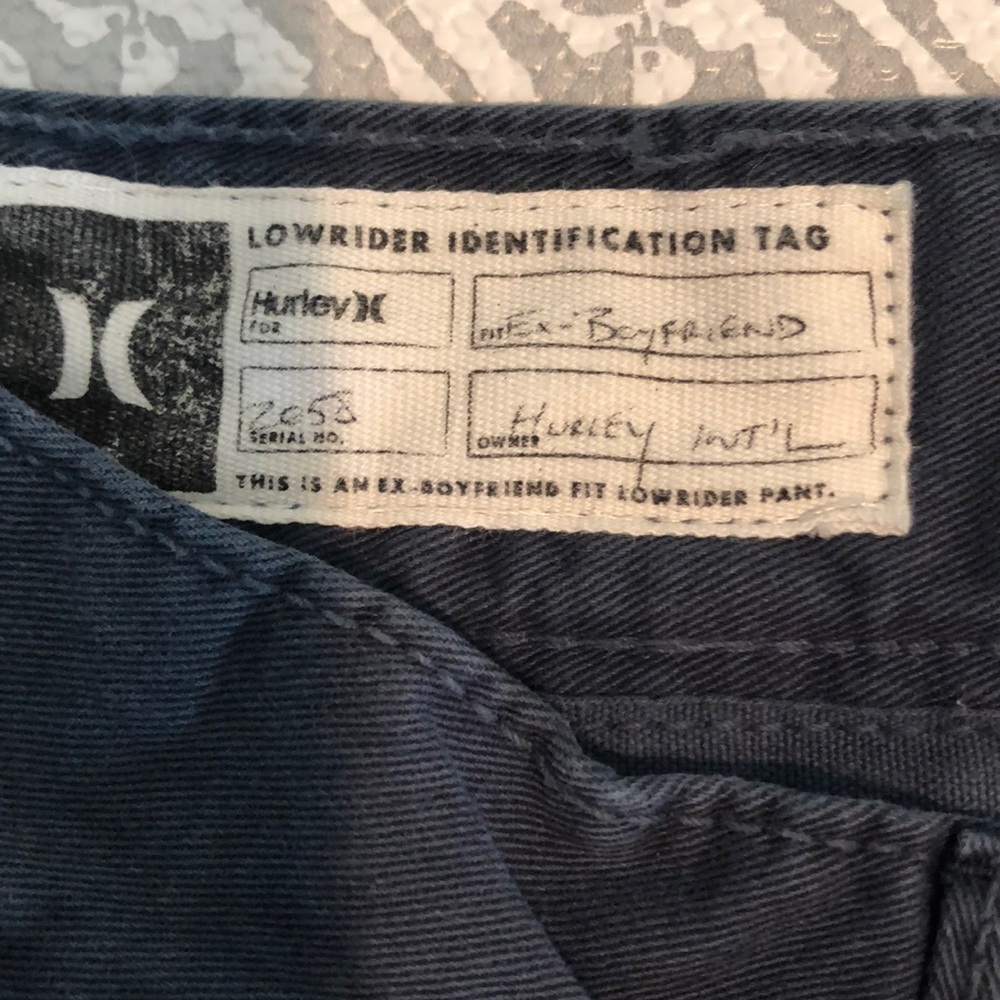 Hurley Lowrider Ex-Boyfriend Pants 00 - Picture 3 of 9